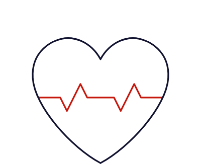 Heart beat icon