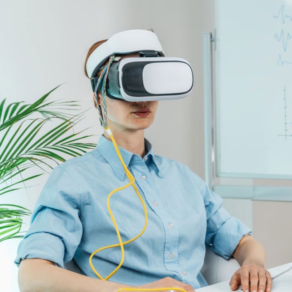 Virtual reality biofeedback training session - Combining VR and biofeedback to facilitate psychological