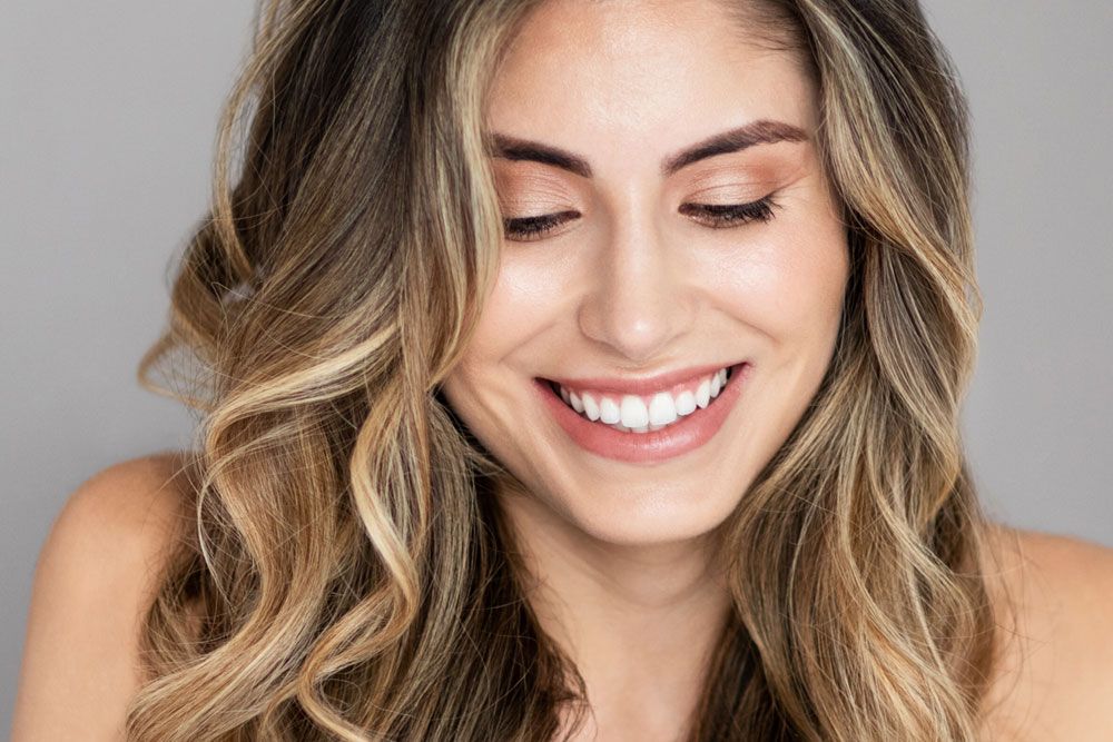 Smiling beautiful woman