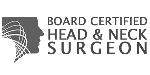 Board certified head & neck surgeon logo
