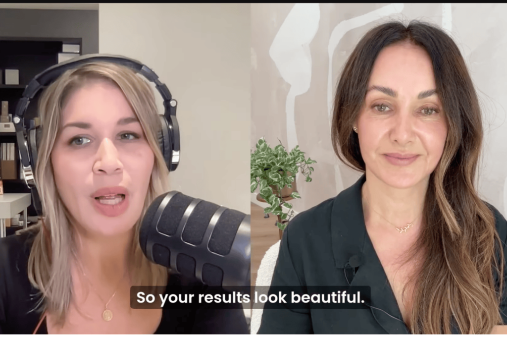 Still image of Yolanda Rivera and Tatiana Bido during their interview