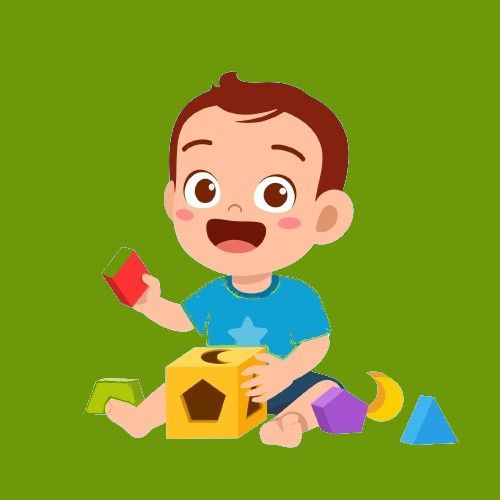 Baby boy illustration