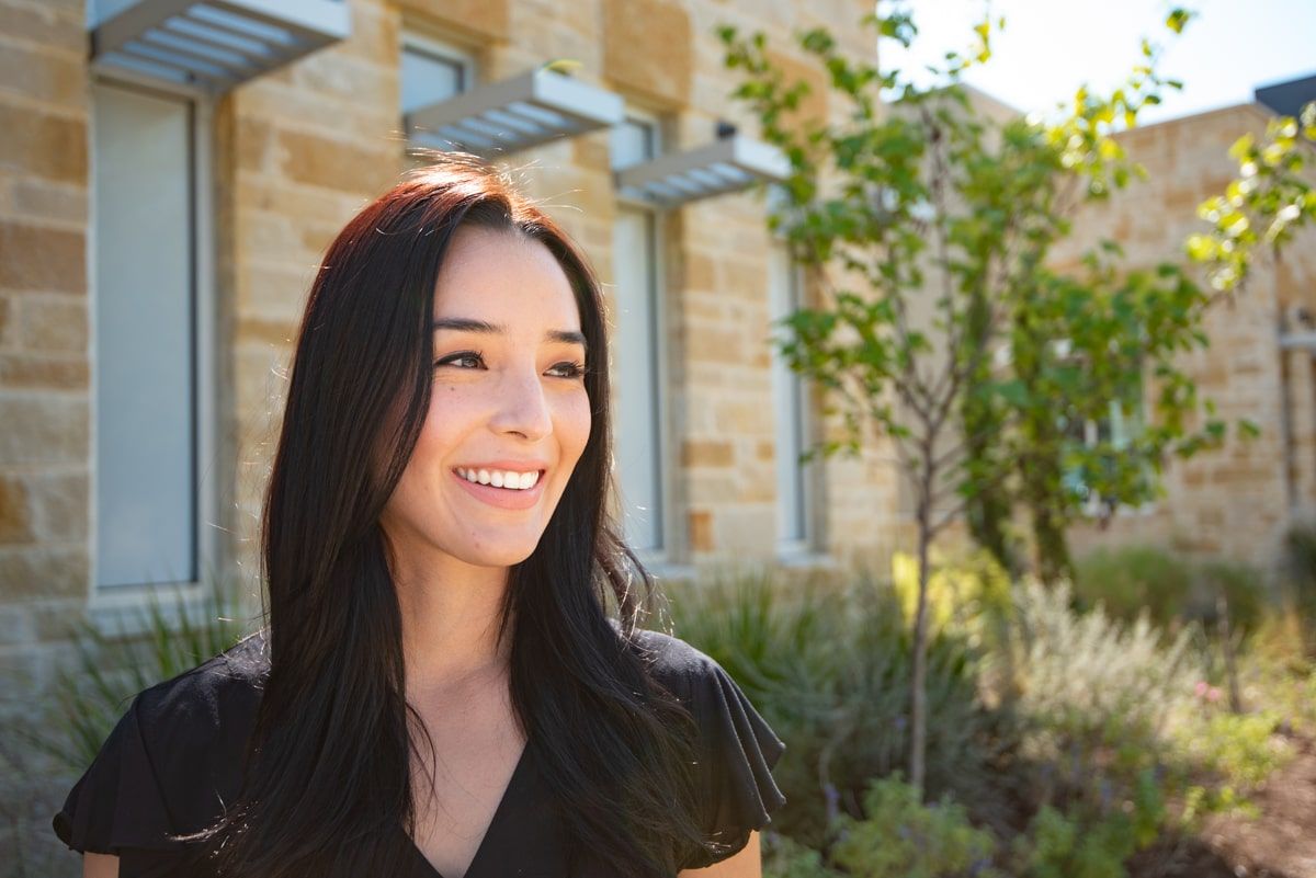 Middle eastern woman smiling confident at park