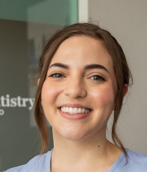 Portrait of young caucasian girl