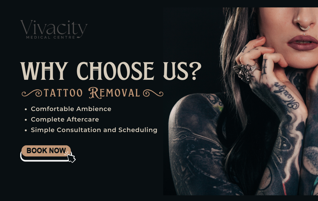 laser tattoo removal at Vivacity Medical Centre