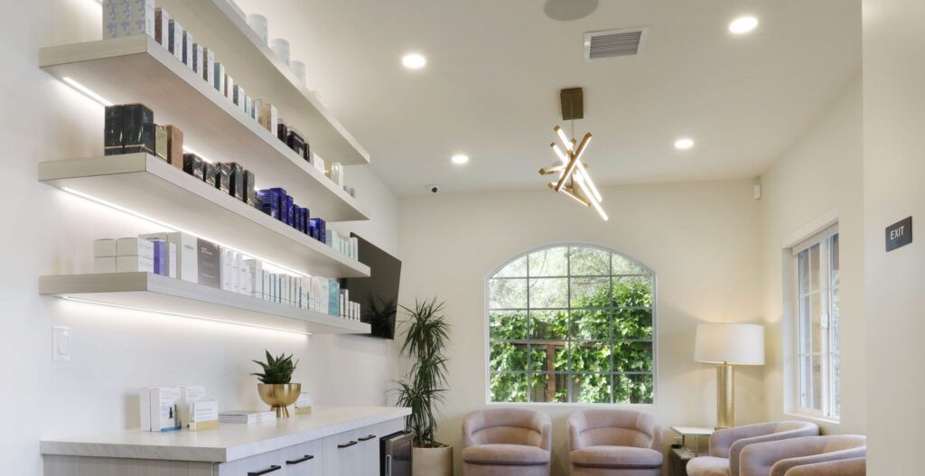 Inside of the LP Aesthetics Clinic in Los Gatos