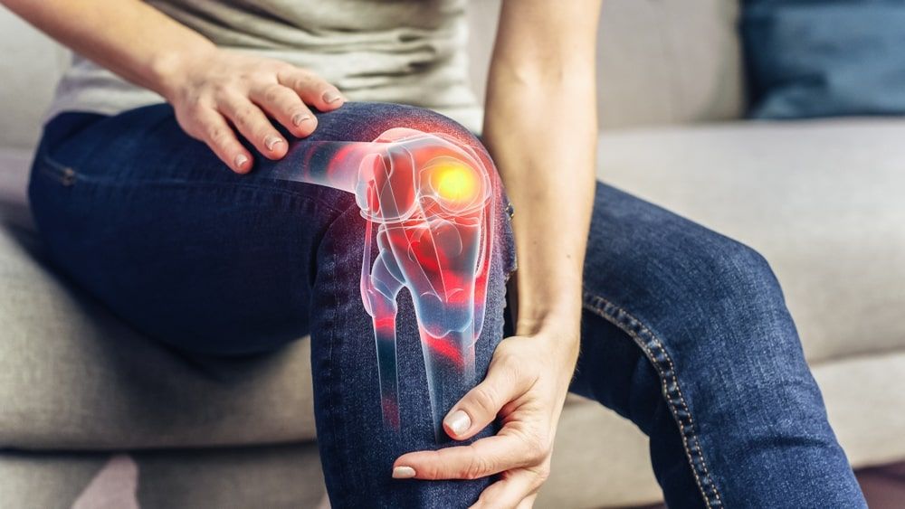 VFX Joint and Knee Pain Augmented Reality Render