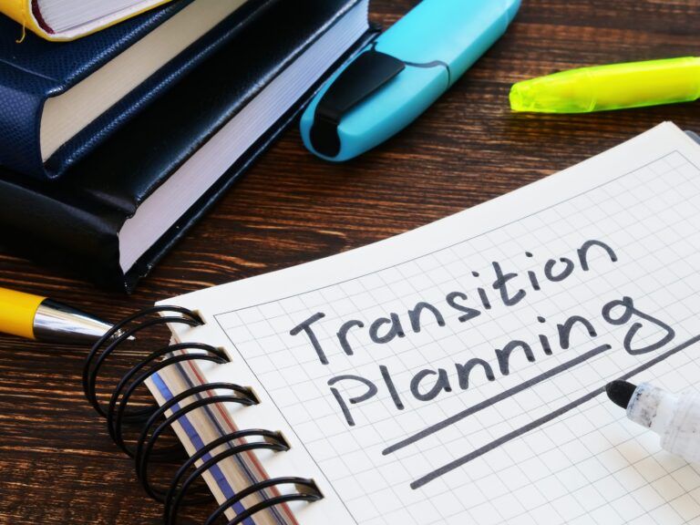 Transition Planning in Notebook