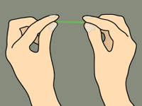 Flossing: Step 2 Illustration