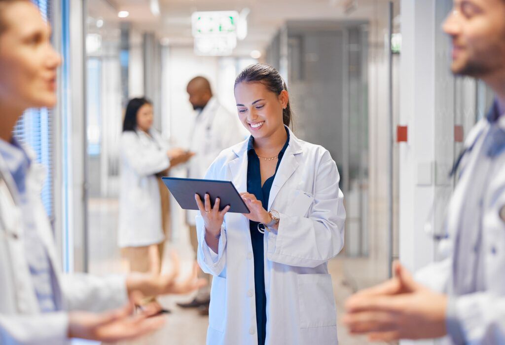 Woman nurse working