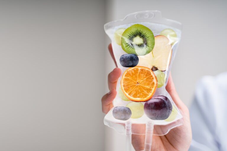 IV Drip Vitamin Infusion Therapy Saline Bag