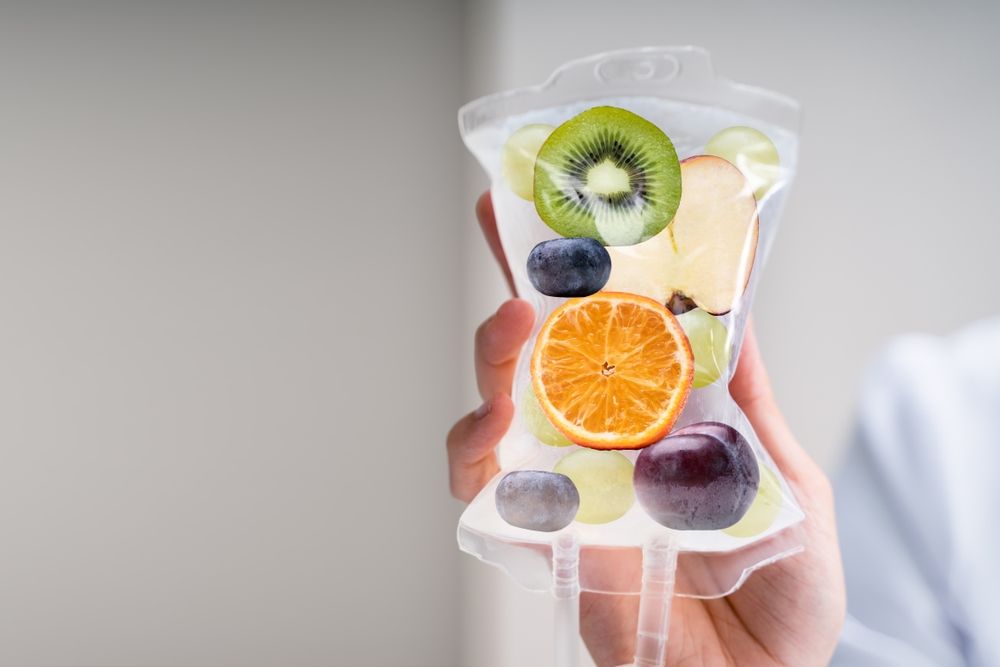 IV Drip Vitamin Infusion Therapy Saline Bag