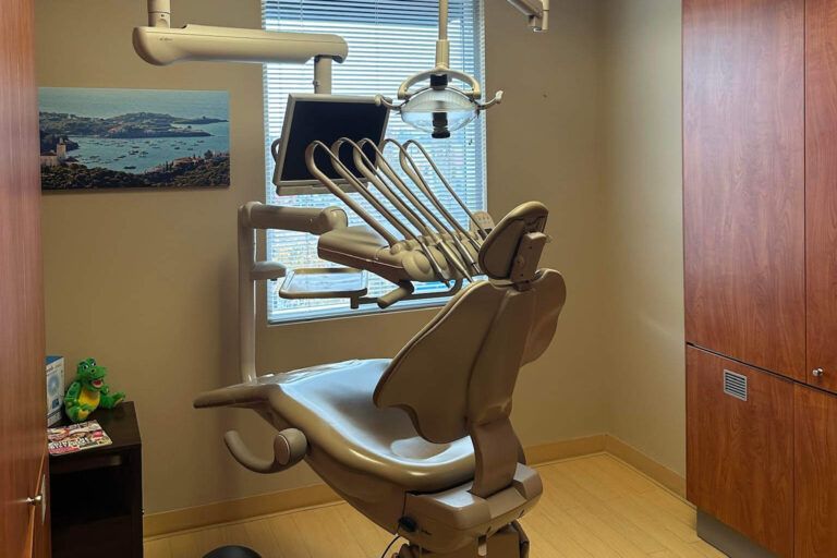 Office tour showing dental chair