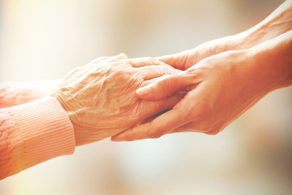 Helping hands care for the elderly patient