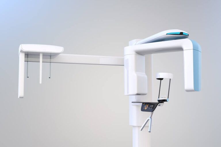 Dental X-ray machine with cephalometric unit