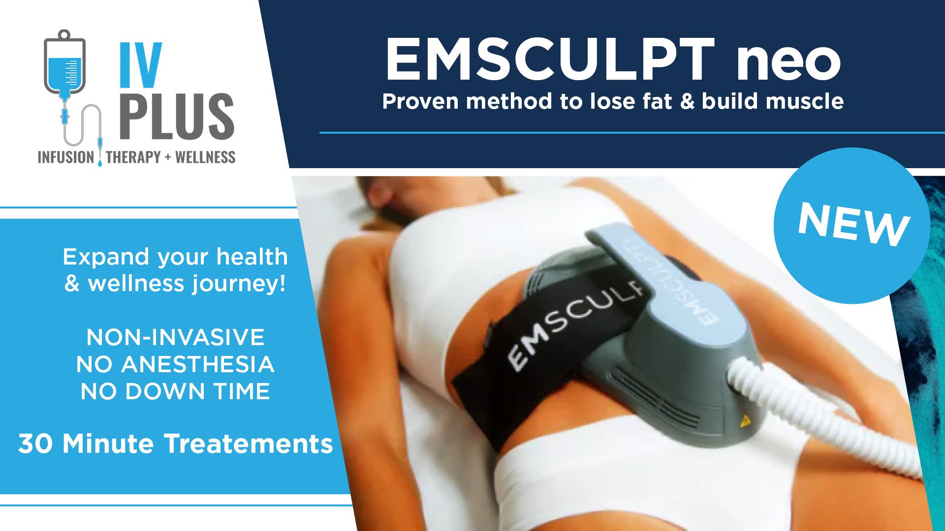 Emsculpt Neo device on Female