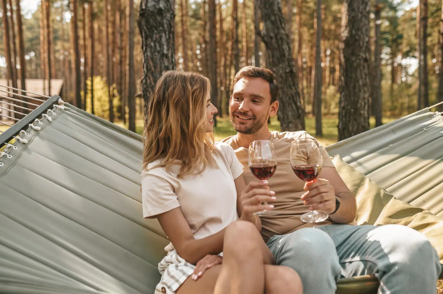 Young couple having fun outdoor