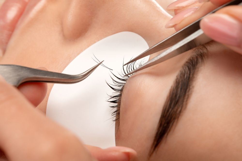 Beautiful,Woman,With, Long,Eyelashes