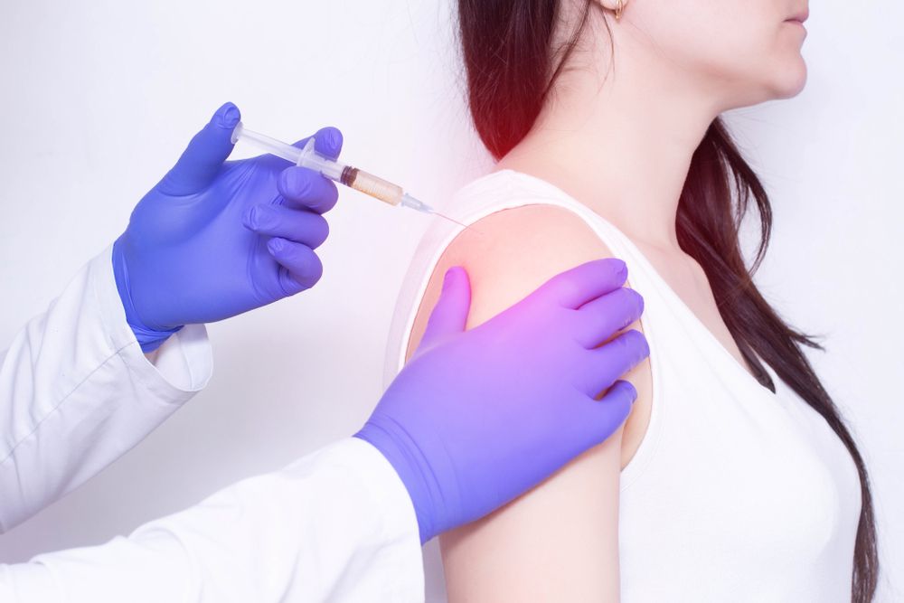 A,Doctor,Makes,Plasma-lifting,Injections,To,A,Patient,Who,Has