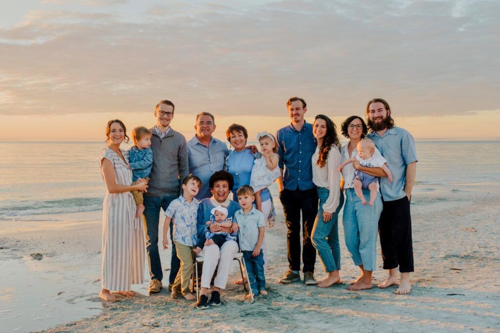 Doctors with there families enjoying at beach