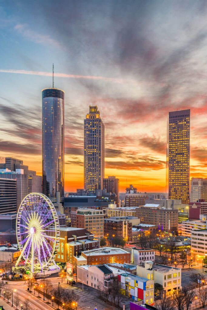 Atlanta, Georgia, USA downtown skyline
