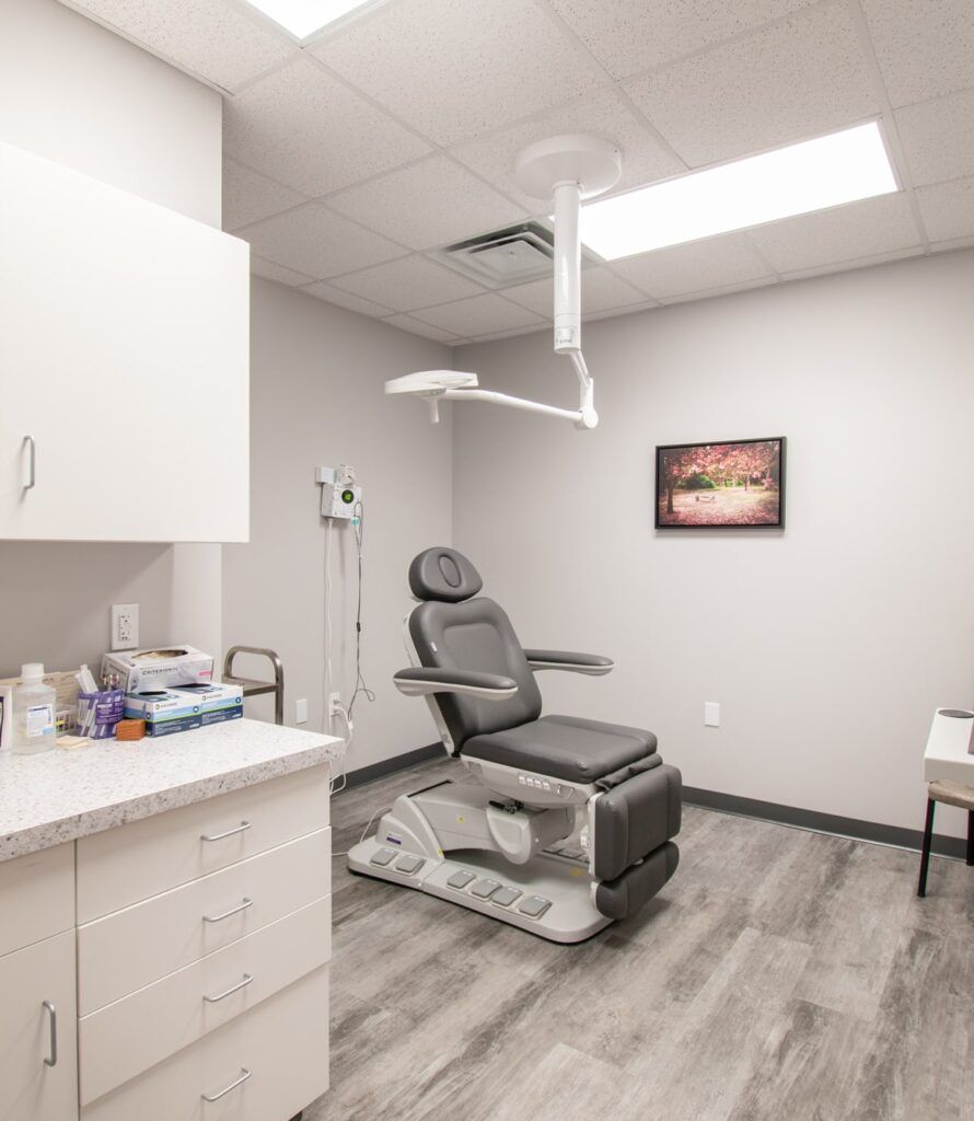Warren Dermatology treatment room