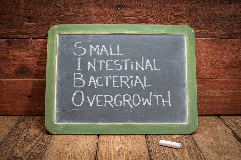 Small intestinal bacterial overgrowth, white chalk handwriting