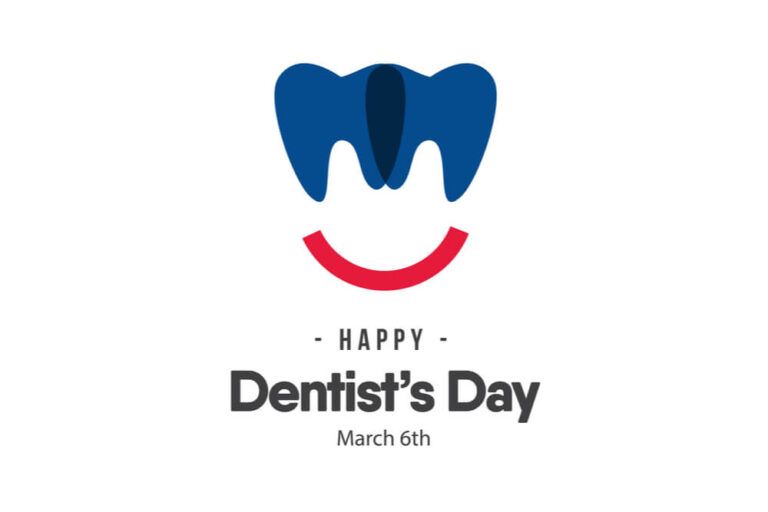 Dentist's Day Logo Vector Template Design Illustration