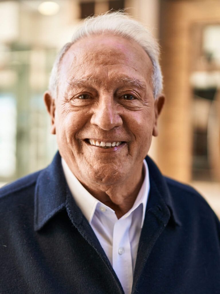 Senior man smiling confident standing at street