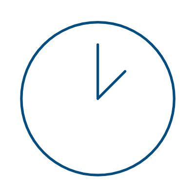 Hours clock icon